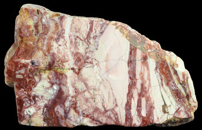 Polished Brecciated Pink Opal - Western Australia #65421